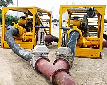 Industrial gate valve supplier UAE - gate valve controlling flow in drain water project