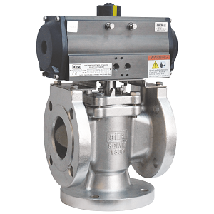 Pneumatic plug valve for hydrogen decarbonization industry pipeline