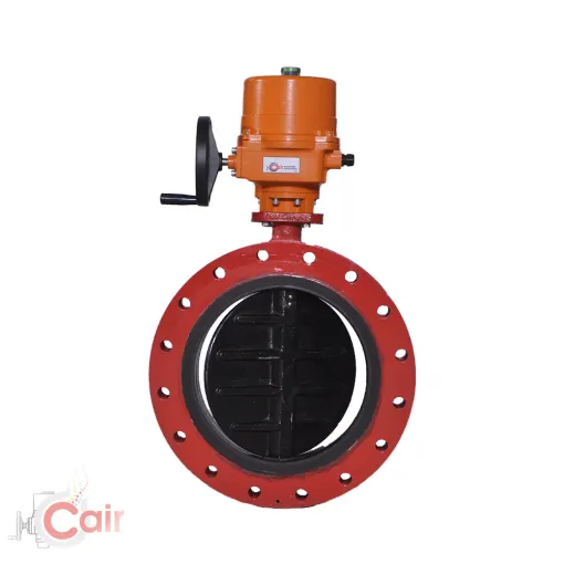 Motorized-Rubber-Lined-Butterfly-Valve-Double-Flanged