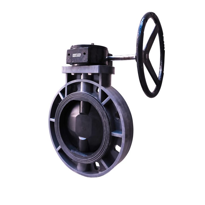 UPVC Gear Operated Butterfly Valve