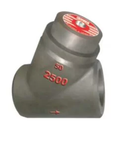 FORGED STEEL CLASS 2500 “Y” TYPE WELDED COVER NON RETURN VALVE