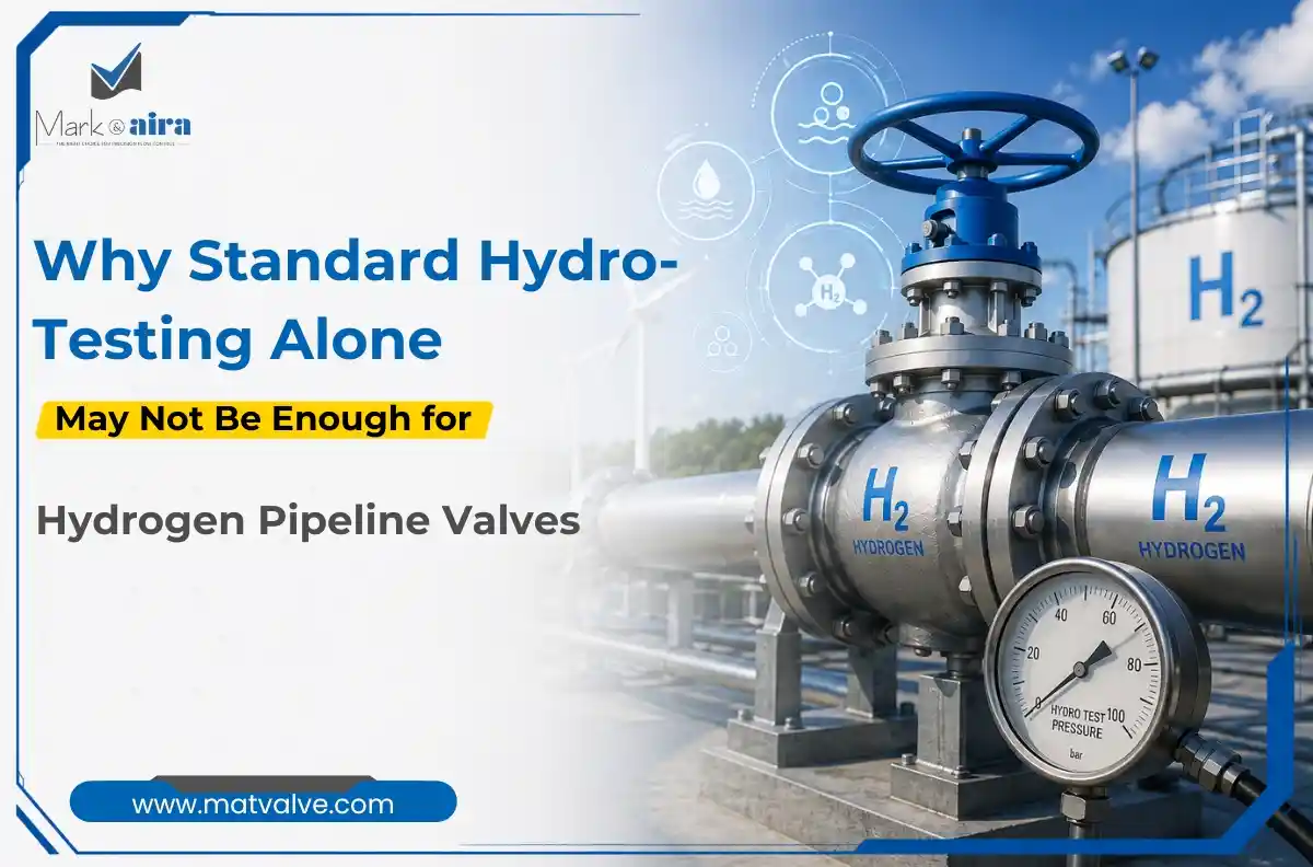 Why Standard Hydro-Testing Alone May not be enough for hydrogen pipeline valves
